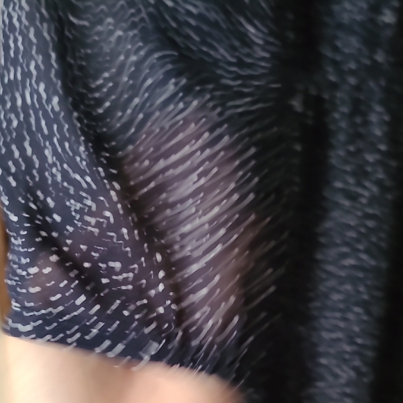 LOFT Long Sleeve Navy Dress - Picture 4 of 4